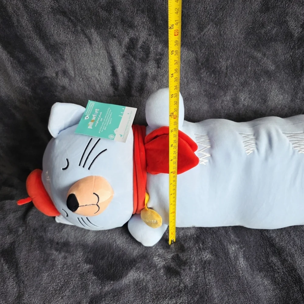 Pillowfort 2026 Cat Kid's Long Weighted Plush Throw Pillow special needs autism